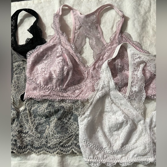 4 Lace Felina Bras Sz M - Picture 3 of 6